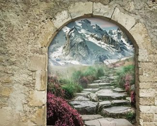 Fantasy Gate Arch diamond painting