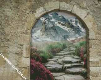 Fantasy Gate Arch diamond painting