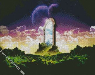 Fantasy Heaven Gate diamond painting