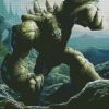 Fantasy Stone Golem diamond painting