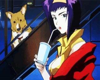 Faye Valentine Cowboy Bebop diamond painting