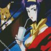 Faye Valentine Cowboy Bebop diamond painting