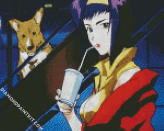 Faye Valentine Cowboy Bebop diamond painting