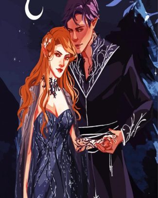 Feyre And Rhysand diamond painting