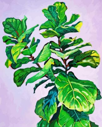 Fiddle Leaf Fig diamond painting