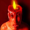 Flaming Candle Man diamond painting