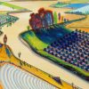 Flatland River By Thiebaud diamond painting