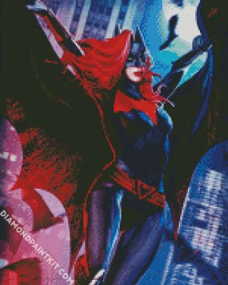 Flying Batwoman diamond painting