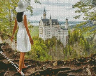 Follow Me To neuschwanstein Castle In Bavaria Germany diamond painting