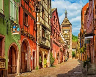 France Colmar City diamond painting