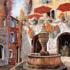 France St Paul De Vence Fountain diamond painting