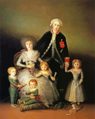 Francisco De Goya The Duke Of Osuna And His Family diamond painting