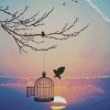 Free Bird Silhouette diamond painting