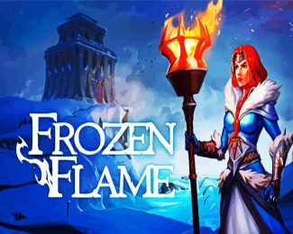 Frozen Flame diamond painting