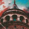 Galata Tower Building diamond painting