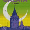 Galata Tower Poster diamond painting