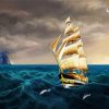 Galleon Sailing Ship diamond painting