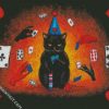 Gamblin Cat diamond painting