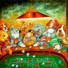 Gamblin Dogs diamond painting