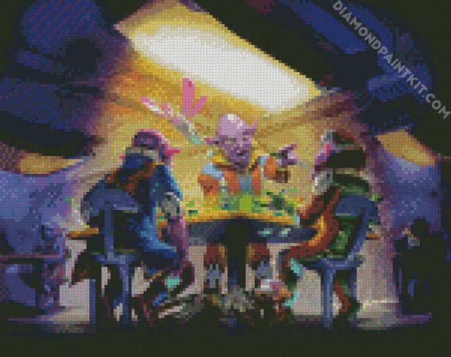 Gambling Monsters diamond painting