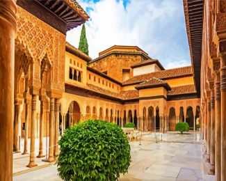 Garanada Spain Alhambra diamond painting