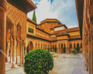 Garanada Spain Alhambra diamond painting