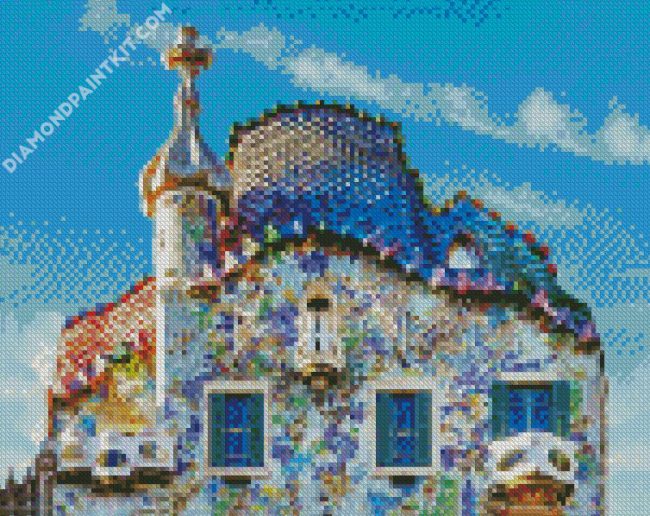 Gaudi Casa Batllo Barcelona diamond painting