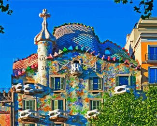 Gaudi Casa Batllo Spain diamond painting