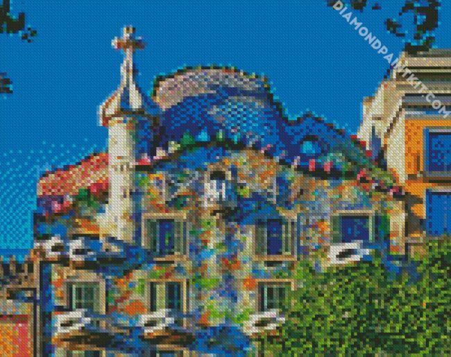 Gaudi Casa Batllo Spain diamond painting