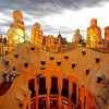 Gaudi Casa Mila Barcelona diamond painting