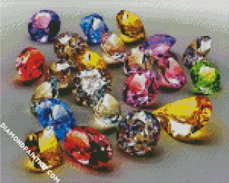 Gemstones diamond painting