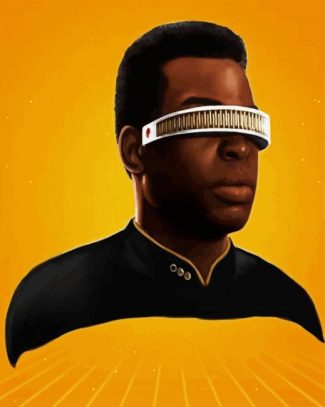 Geordi La Forge Star Trek diamond painting