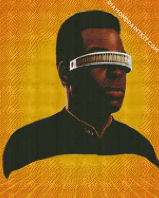 Geordi La Forge Star Trek diamond painting