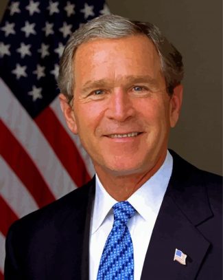 George Walker Bush diamond painting