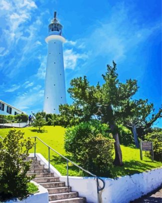 Gibb S Hill Lighthouse Bermuda diamond painting