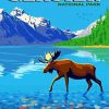 Glacier National Park Poster diamond painting