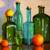 Glass Bottles And Lemons diamond painting