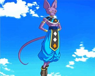 God Beerus diamond painting