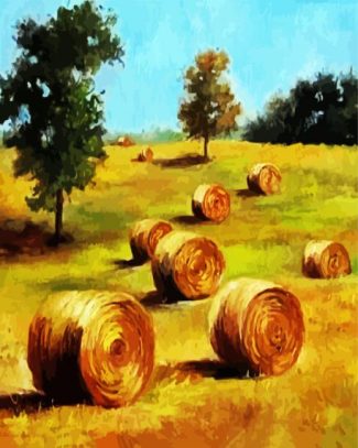 Golden Abby Bales diamond painting