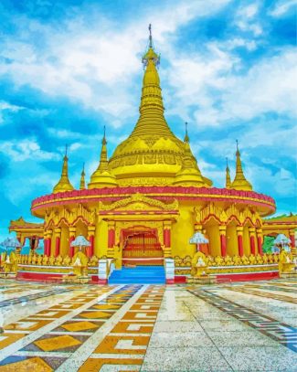 Golden Temple Bangladesh diamond painting