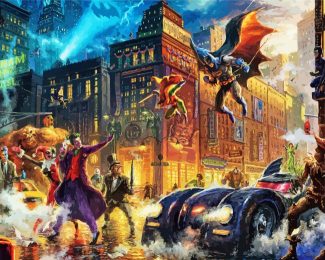 Gotham City diamond painting