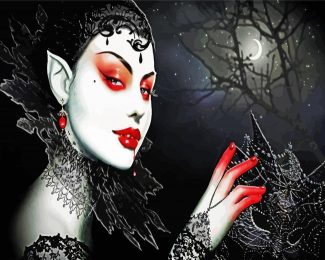 Gothic Vampire diamond painting