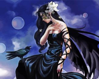 Gothic Witch diamond painting