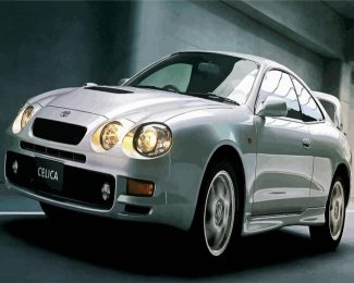 Grey Celica Car diamond painting