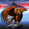 Griffon diamond painting