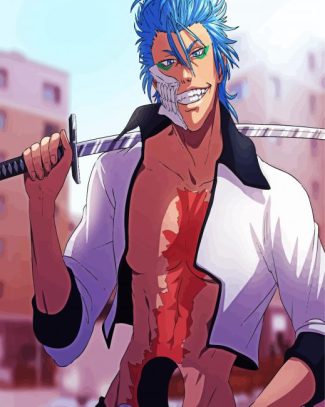 Grimmjow Jaegerjaquez Bleach diamond painting