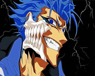 Grimmjow Jaegerjaquez Face diamond painting