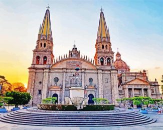 Guadalajara Cathedral diamond painting