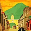 Guatemala City Poster diamond painting