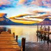 Guatemala Lake Atitlan At Sunset diamond painting